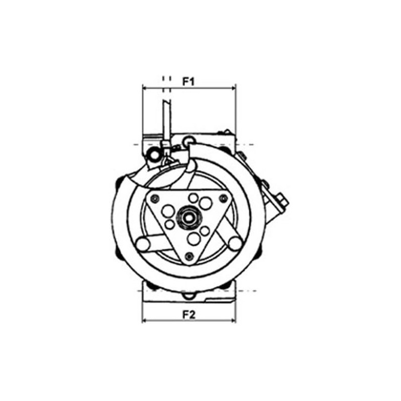 Compressore dell'aria condizionata si sostituisce MSC60CAS / AKC201A083A / AKC011H088