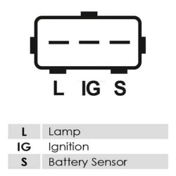Regler für lichtmaschine  BOSCH 0123325002 / 0123325012 / 0123325014