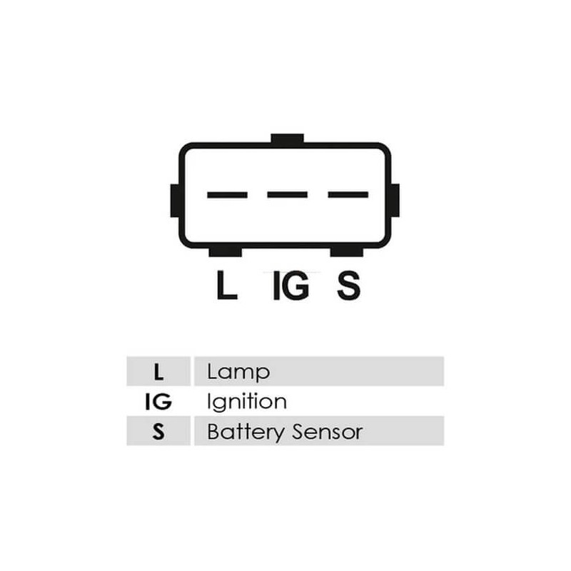 Regler für lichtmaschine  BOSCH 0123325002 / 0123325012 / 0123325014