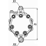 Compressore dell'aria condizionata si sostituisce ACP706 / 55116906AA / 55115907AB