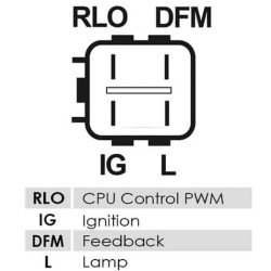 Lichtmaschine ersetzt 104210-2370 / DAN1350 / 27060-26081