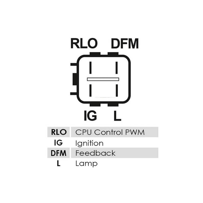 Alternatore sostituisce 104210-2370 / DAN1350 / 27060-26081