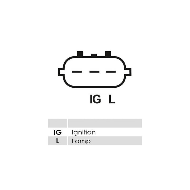 Regler für lichtmaschine Bosch 0124120001 / 0124220012