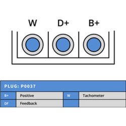 Alternator NEW replacing ISKRA AAK5396 / MAGNETI MARELLI 63321321 / 63341321