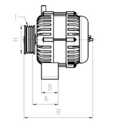 Alternatore sostituisce 0120489988 / 0120489986 / 0120489014 Alternatore sostituisce 0120489988 / 0120489986 / 0120489014