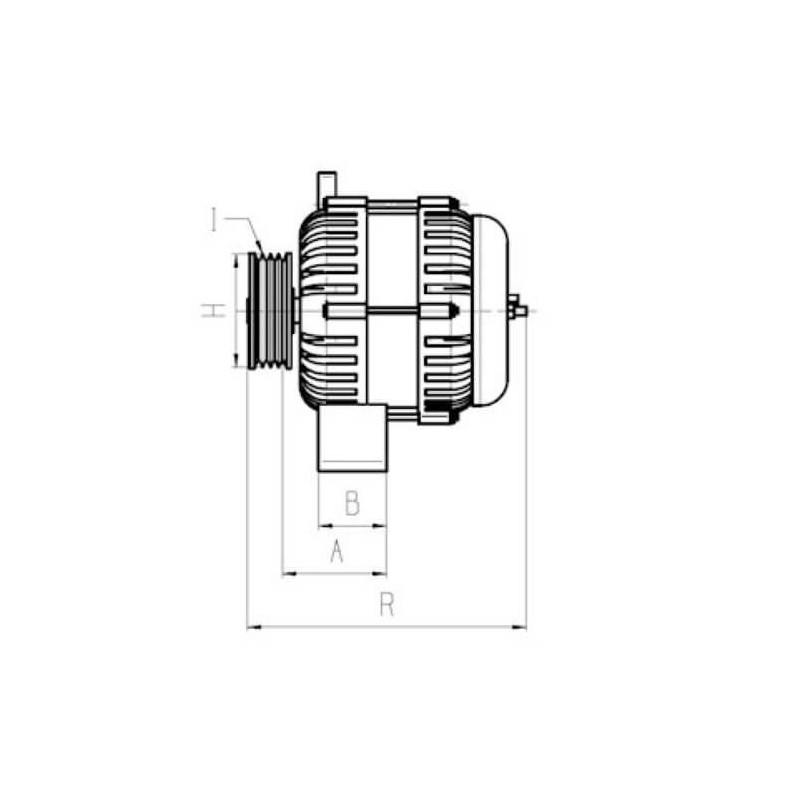 Alternador sustituye 0120489988 / 0120489986 / 0120489014