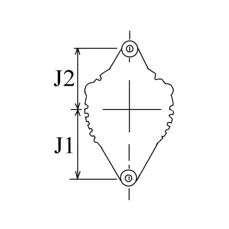 Alternatore sostituisce 219055 / 25026005 / 390049