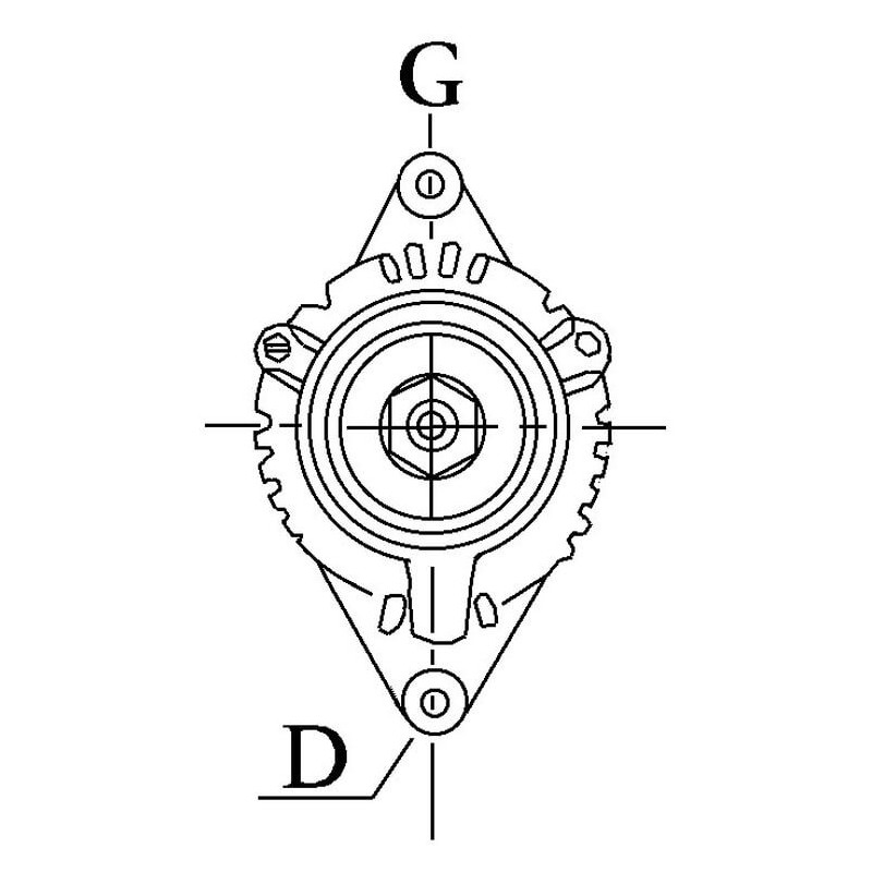 Alternator replacing 219055 / 25026005 / 390049049