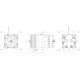 Compressore dell'aria condizionata si sostituisce SD5H14-4536 / SD5H14-6630