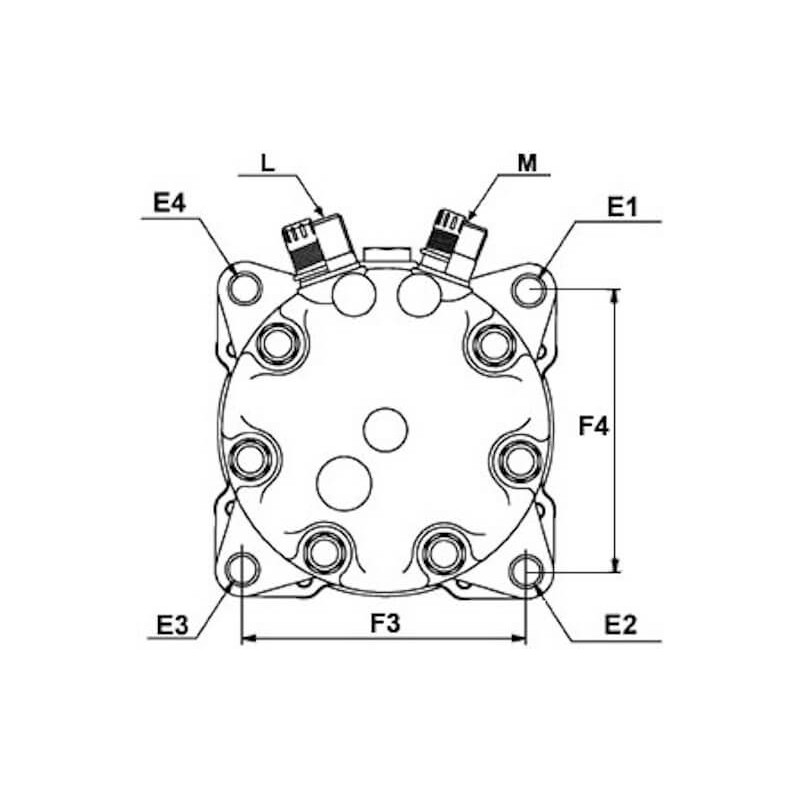 Klima-Kompressor ersetzt SD7V16-1243 / DAC8600065 / 9642800780