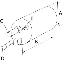 Déshydrateur sustituye 1C0820191 / 1K0298403 / 1015001035