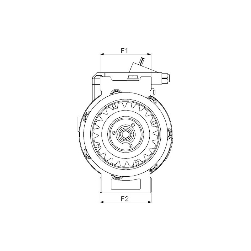 Compressore dell'aria condizionata si sostituisce 95200-M68KC0 / 447280-0490 / 27630-4A00G