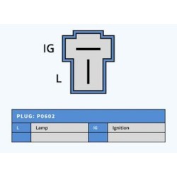 Alternateur remplace Hitachi LR155-29 / LR155-20B / Yanmar 129772-77200