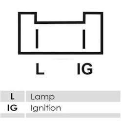 Lichtmaschine ersetzt A13N120 / A13N89 / 7700721797
