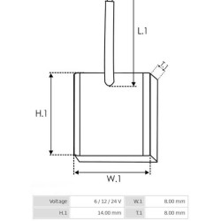 Juego de escobillas universel para machine outils 6 / 12 / 24 voltios