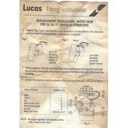 Regulador para alternador Lucas 23680A / 23680D / 23686A / 23686B