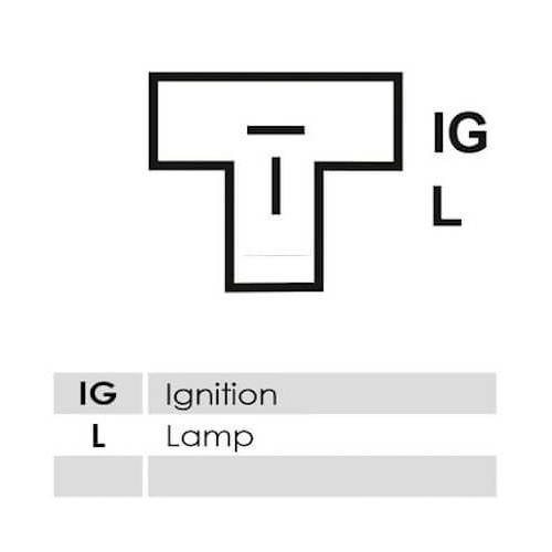 Regler für lichtmaschine DENSO 100211-1660 / 100211-1661 / 100211-1662