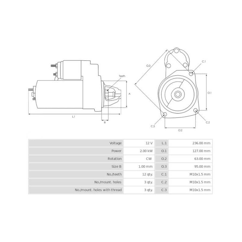 Anlasser ersetzt VALEO ESW20E26 / ESW2014 / ESW20E260