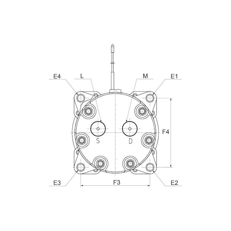 AC compressor replacing SD7H15-4435 / 75R89424