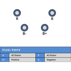 Alternador sustituye Motorola 8mr2069t / 110-402