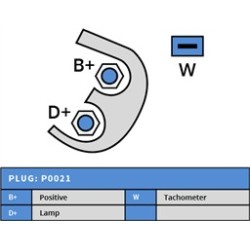 Alternatore sostituisce Bosch 0123335006 / 0123335002 / 0123320044 Alternatore sostituisce Bosch 0123335006 / 0123335002 / 0123320044