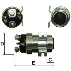Relé 24 voltios sustituye 19024760 / 0333009002 