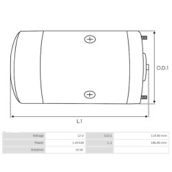 Gleichstrommotor ersetzt MDY6101 / MDY6102 / MDY6119