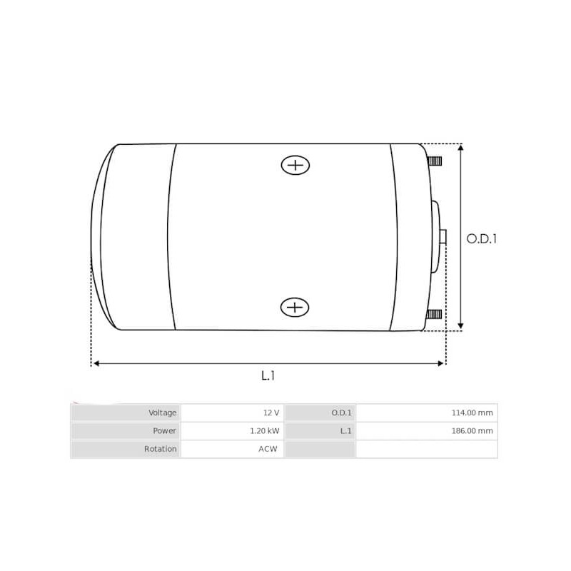 Motore CC sostituisce MDY6101 / MDY6102 / MDY6119