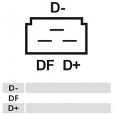 Régulateur pour alternateur Bosch 0120400522 / 0120400537 / 0120400607