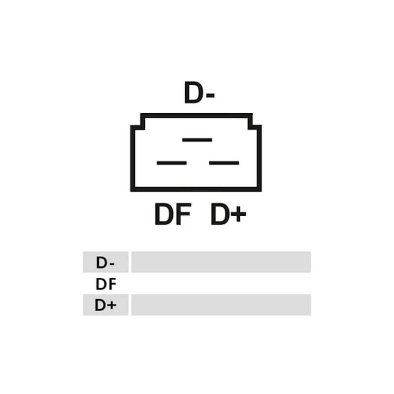 Regulator for alternator Bosch 0120400522 / 0120400537 / 0120400607
