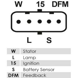 Alternateur NEUF remplace Bosch 0124555014 pour MAN