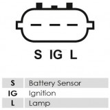 Lichtmaschine ersetzt 119128-77200 / GP9912 für Yanmar-Motor