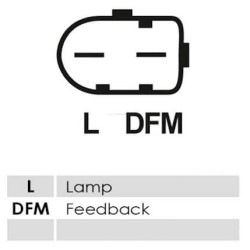 Regulador para alternador DENSO 104210-9680 / 104210-9790 / 104211-3301 
