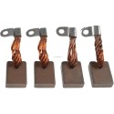 Set di spazzole  per motorino di avviamento Magneti Marelli 63222733 / 63222735 / 63222736
