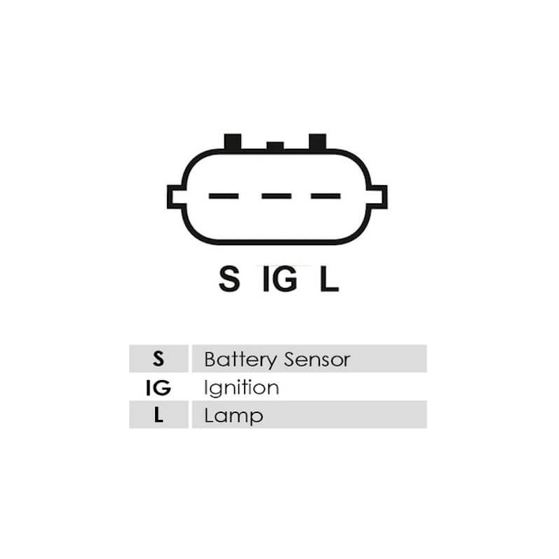Regler für lichtmaschine Denso 101211-0770 / 101211-4150 / 101211-5450