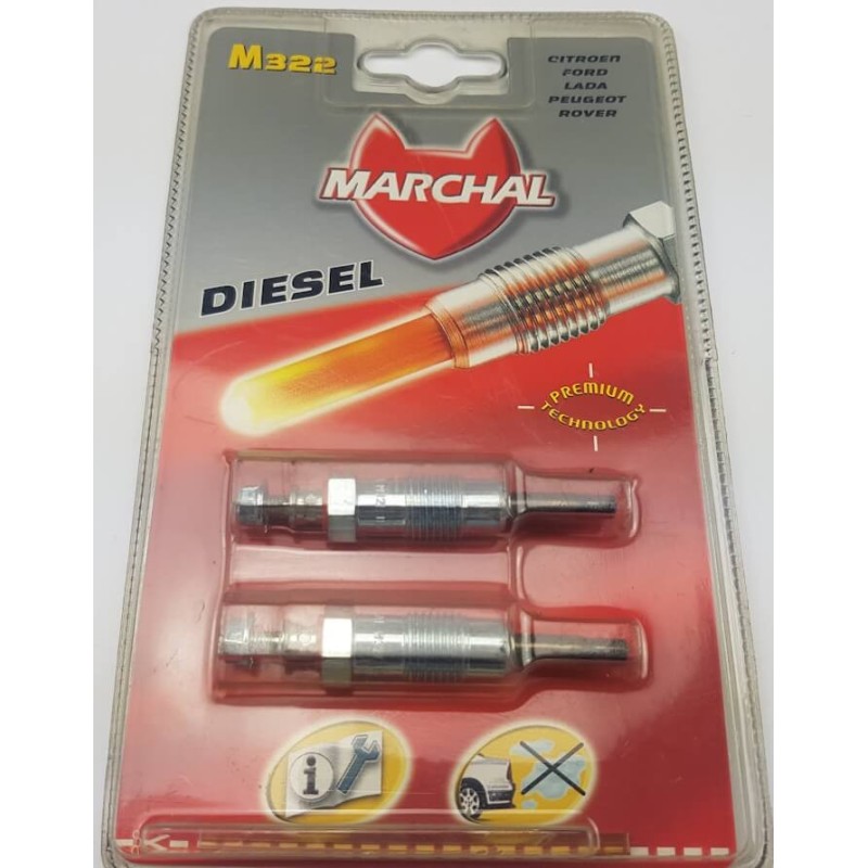 Set di 2 Candela a incandescenza per AX / Escort / rover Metro