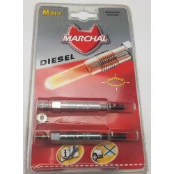 Juego de 2 bujías de precuñantamiento para Laguna / Safrane / Rover 400