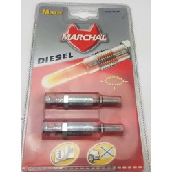 Juego de 2 bujías de precuñantamiento para Clio II / Express / Megane