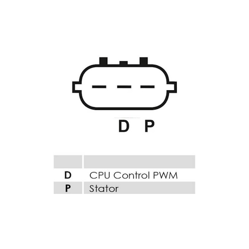 Régulateur pour alternateur Mitsubishi A002TJ0391 / A002TJ0391A / A002TJ0391B