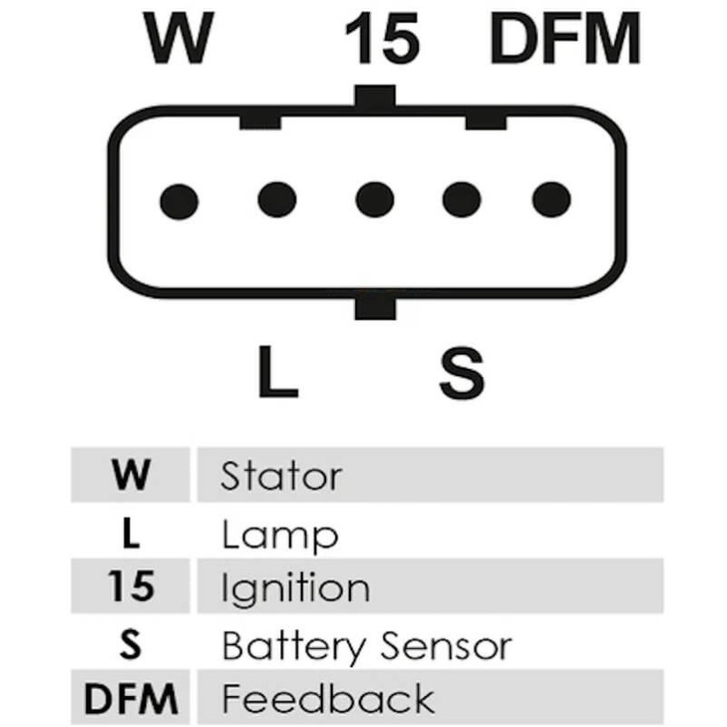 Regler für lichtmaschine  BOSCH 0120000019 / 0124555005 / 0124555006