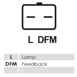 Regulador para alternador Bosch 0124325024 / 0124325031 / 0124325184