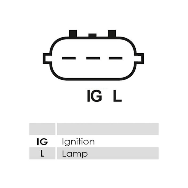 Regolatore per alternatore Denso 100213-2272 / 100213-2320 / 100213-2530