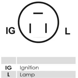 Alternator replacing DENSO 101211-2120 / 100211-6721 / 100211-6720