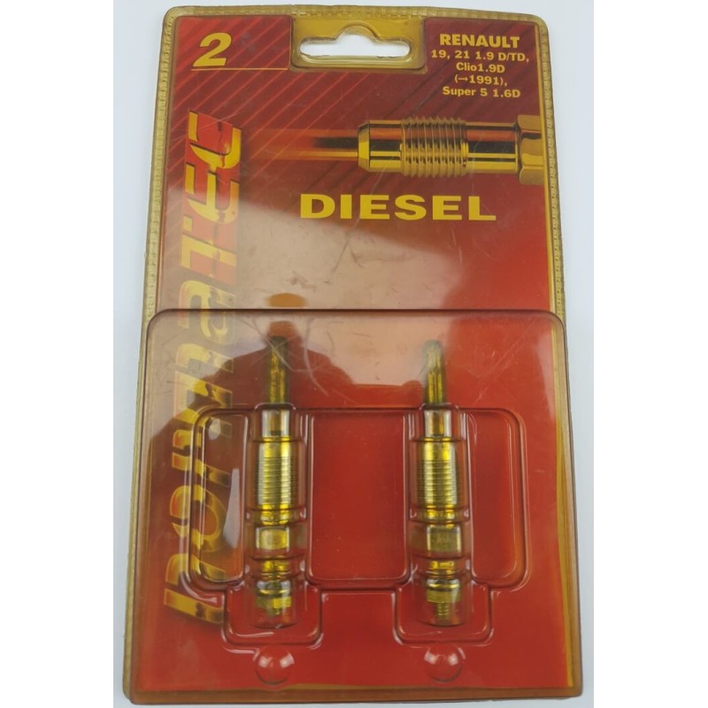 Set of 2 Glow plug for R19 / R20 / R21 / R25