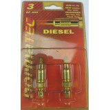 Set di 2 Candela a incandescenza per Audi 80 / Cordoba / Golf 1.6D