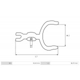 Forcella per motorino di avviamento Ford 1S4U11000AA / 1S7U11000AA / 93BB11000AC