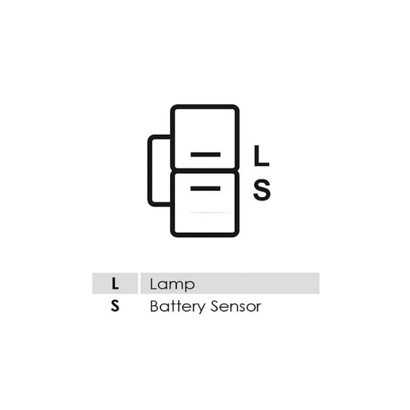 Regulador para alternador Hitachi LR165-708 / LR165-708B / LR170- 738