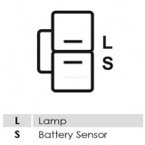 Regler für lichtmaschine HITACHI LR165-708 / LR165-708B / LR170- 738
