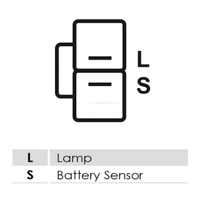Regolatore per alternatore Hitachi LR165-708C / LR170-738C / LR170-738E