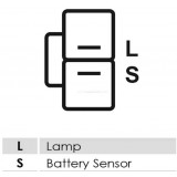 Regler für lichtmaschine HITACHI LR165-708C / LR170-738C / LR170-738E